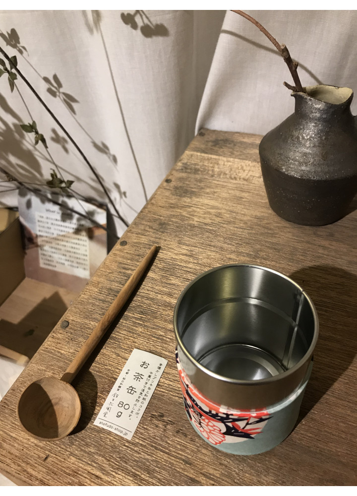 鈴木松風堂 • 型染和紙茶罐 (80g/150g)